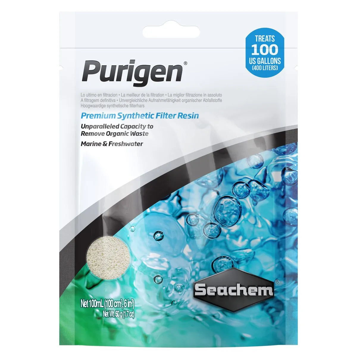 Seachem Purigen – Medio Filtrante Orgánico Premium