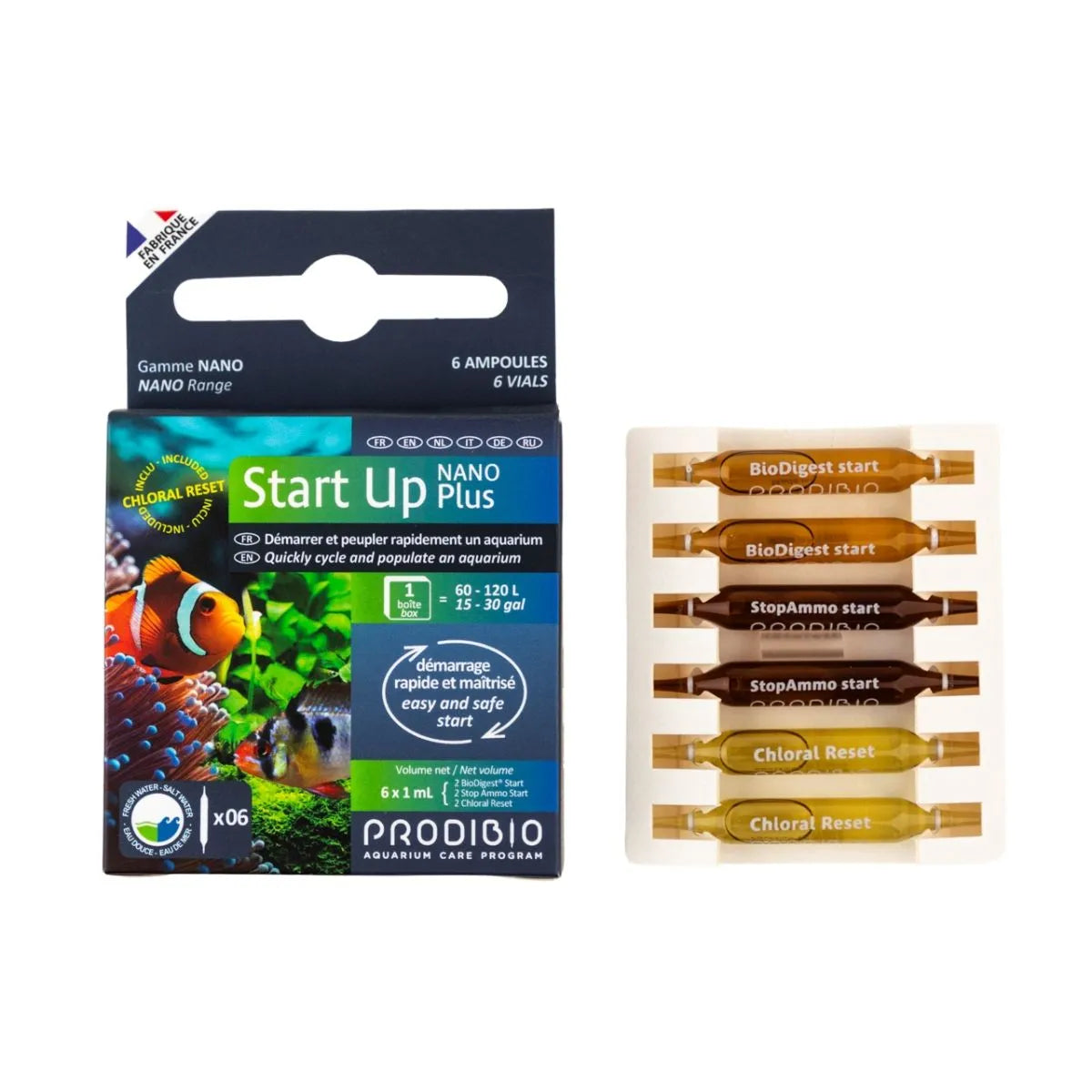 Prodibio Start Up – Kit de Ciclado Rápido para Acuarios