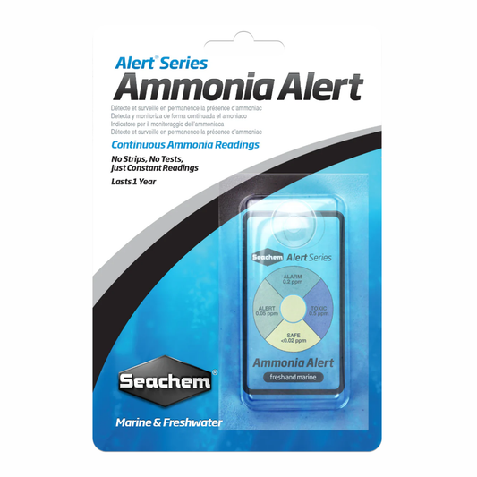 Seachem Ammonia Alert – Monitor continuo de amoníaco para acuarios marinos y de agua dulce