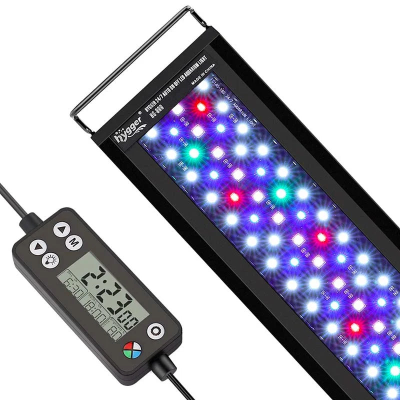 Hygger Auto On/Off LED Lámpara para acuario (HG999 Series)