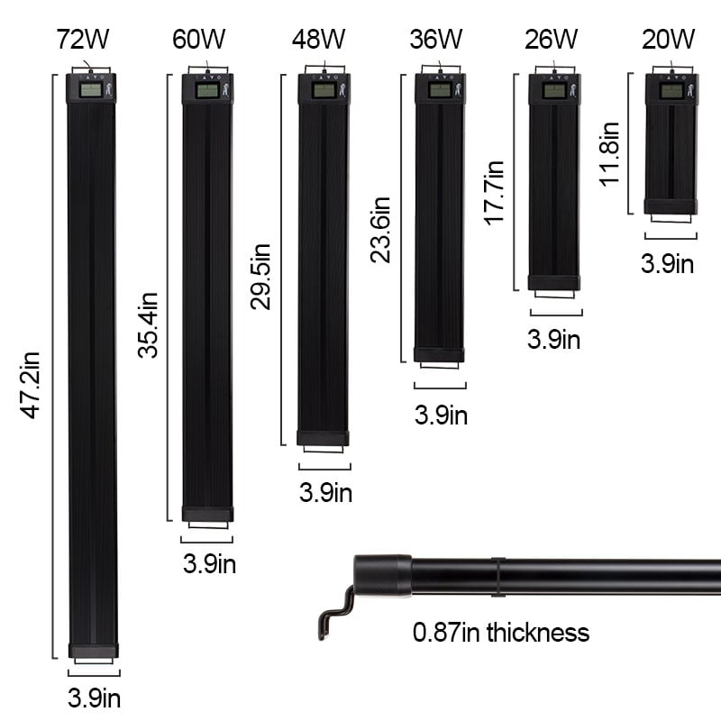 Luz LED para Acuarios Plantados Hygger HG957 – Iluminación de Alto Rendimiento con Temporizador