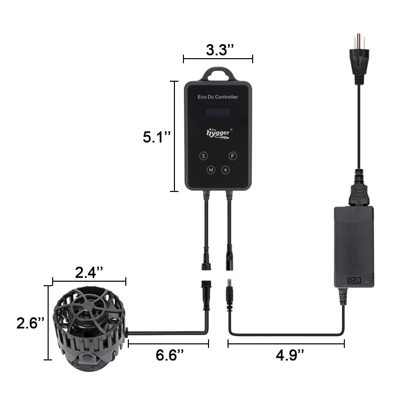 Bomba de Olas Mini DC Hygger (HG951)