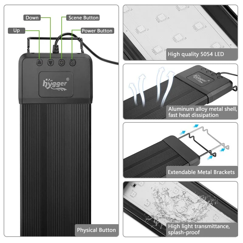 Hygger Aquarium Bluetooth LED Light (HG028)