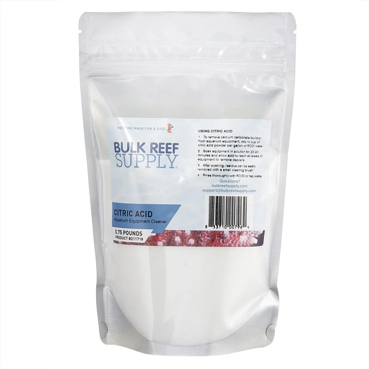 BRS Ácido Cítrico – Limpiador para Equipos de Acuario