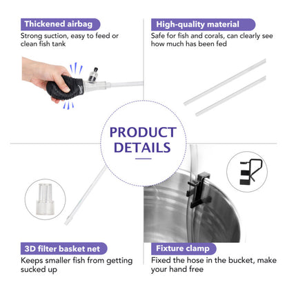 Kit Multifuncional de Sifón y Alimentador para Corales Hygger (HG080)