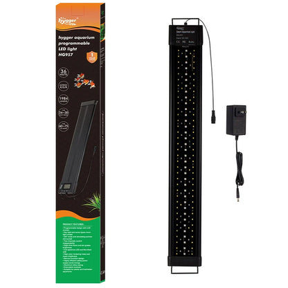 Luz LED para Acuarios Plantados Hygger HG957 – Iluminación de Alto Rendimiento con Temporizador
